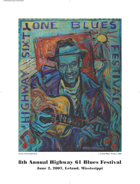 8th Annual Blues Festival Poster
