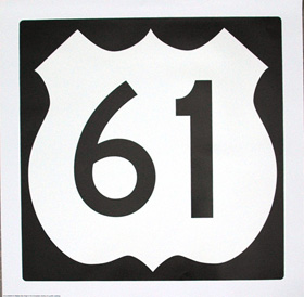 Highway 61 Blues Sign